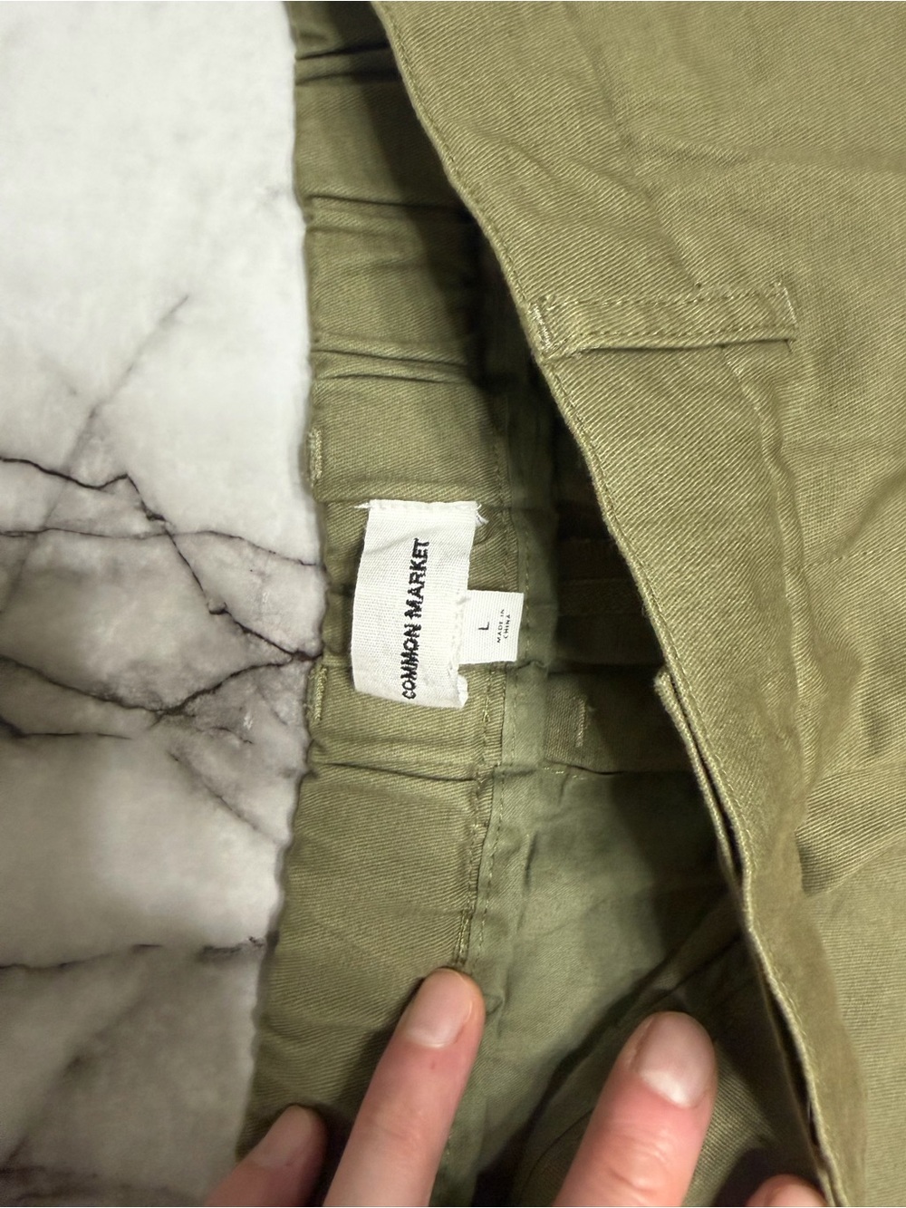 Olive Green Trousers - Women